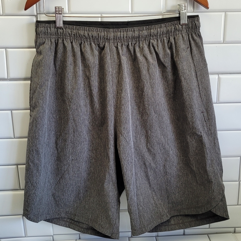 APANA Men’s Lightweight Elastic Drawstring Waist Short Side Pockets Color Gray